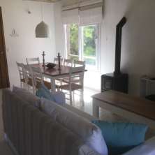 Living Comedor con hogar a leña