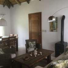 Living Comedor con hogar a leña