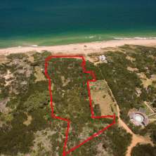 Exclusive big lot for sale in front of the beach in the Seaside Resort San Sebastián de La Pedrera