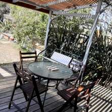 Deck con vista al fondo