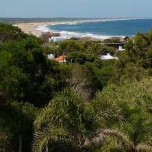 Vistas aereas del jardín y playas oceánicas