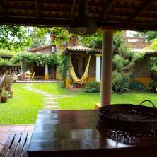 Barbacoa hacia el Jardín
