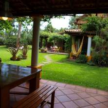 Barbacoa hacia el Jardín