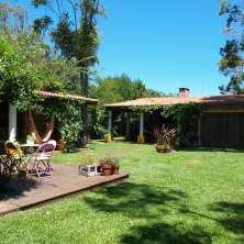 Jardín con Galería y Barbacoa