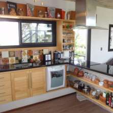 Cocina con barra