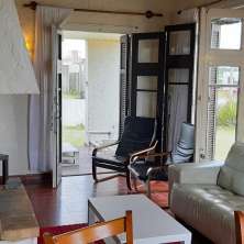 Living comedor con Hogar a leña
