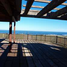 Deck con espectaculares vistas