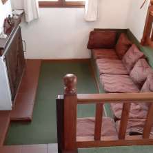 Segundo Living con hogar a leña