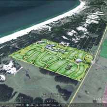 Plots for sale in a private neighborhood near the Seaside Resort La Pedrera