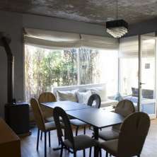 Living comedor con hogar