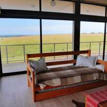Living con terraza